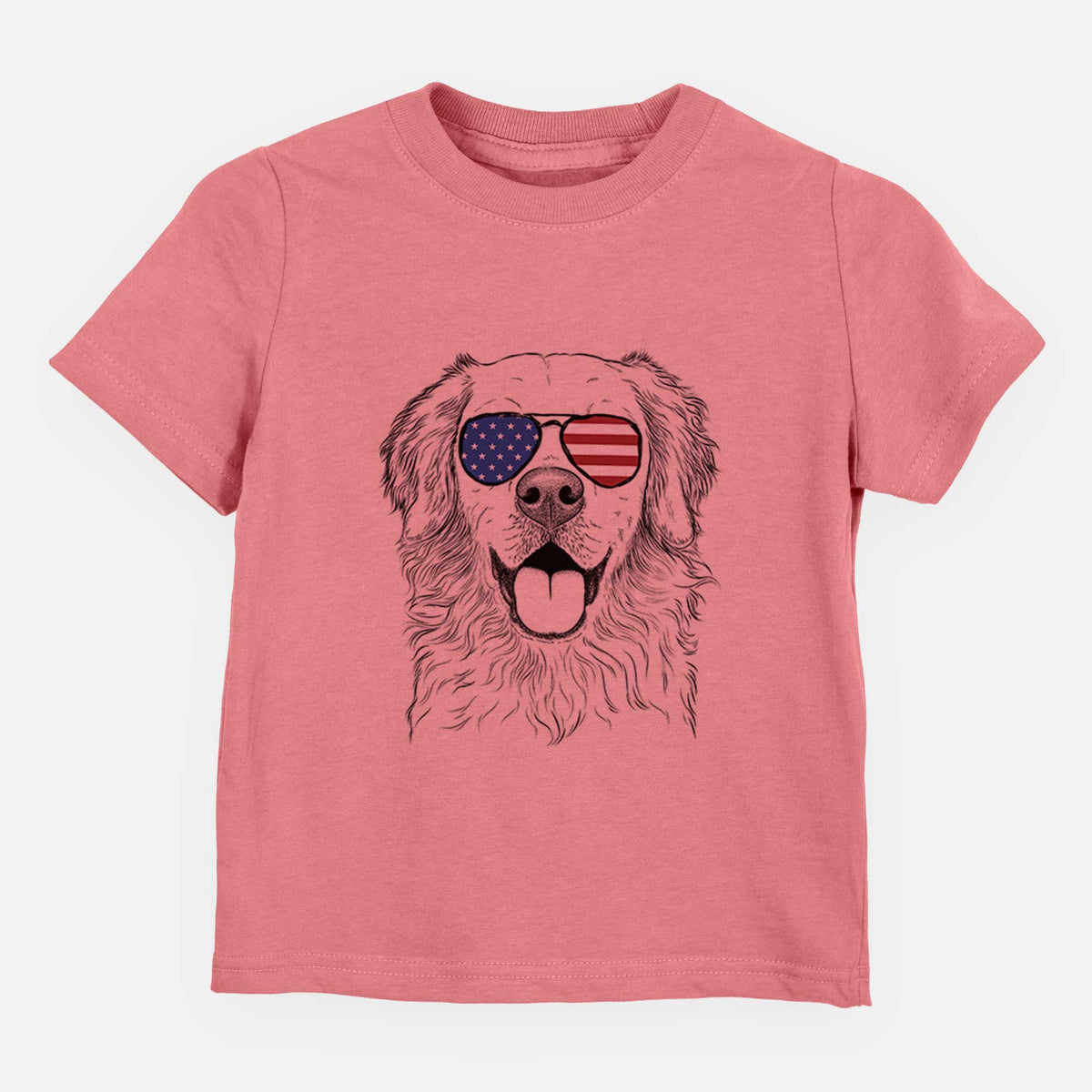 USA Juniper the Golden Retriever - Kids/Youth/Toddler Shirt