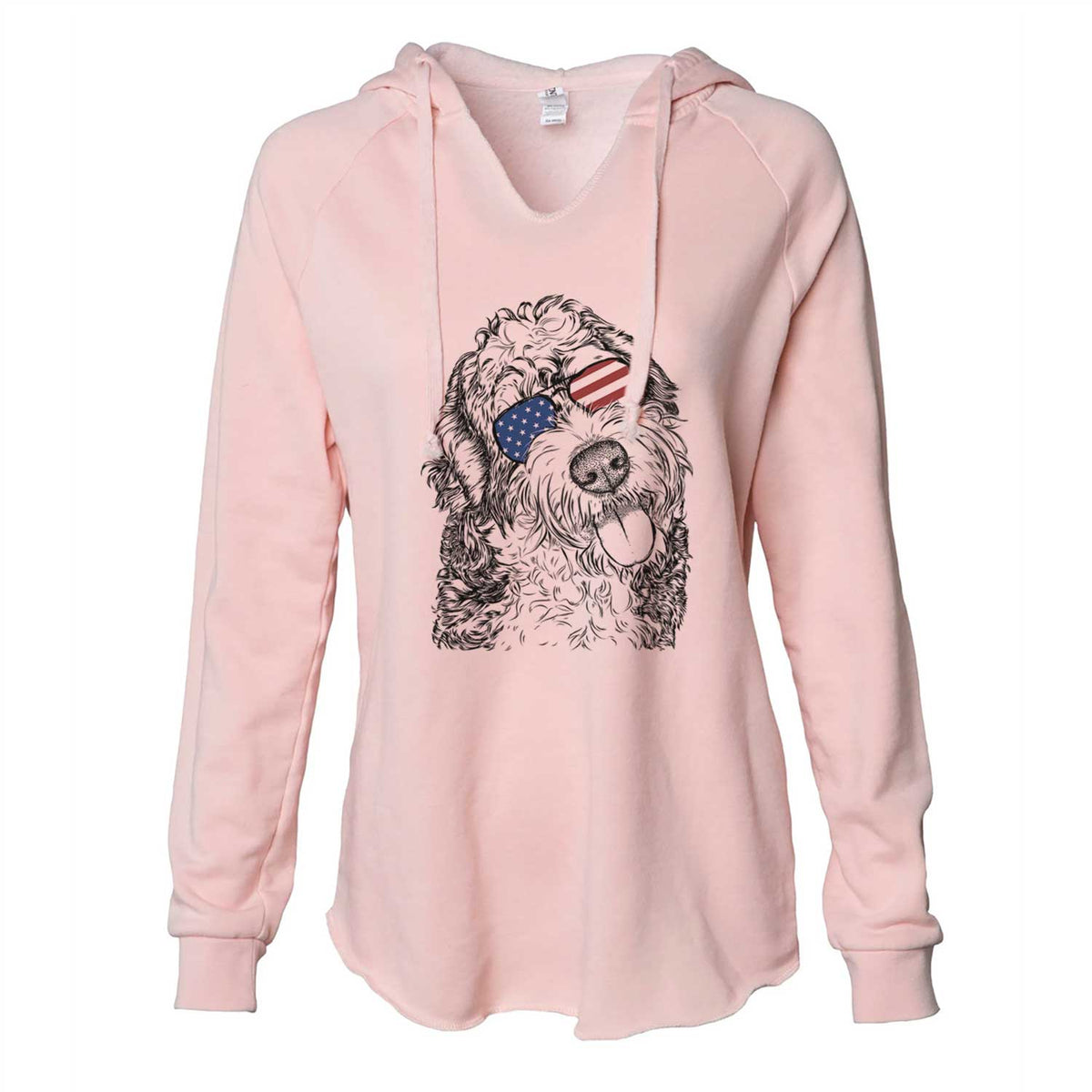USA Kaci the Bernedoodle - Cali Wave Hooded Sweatshirt