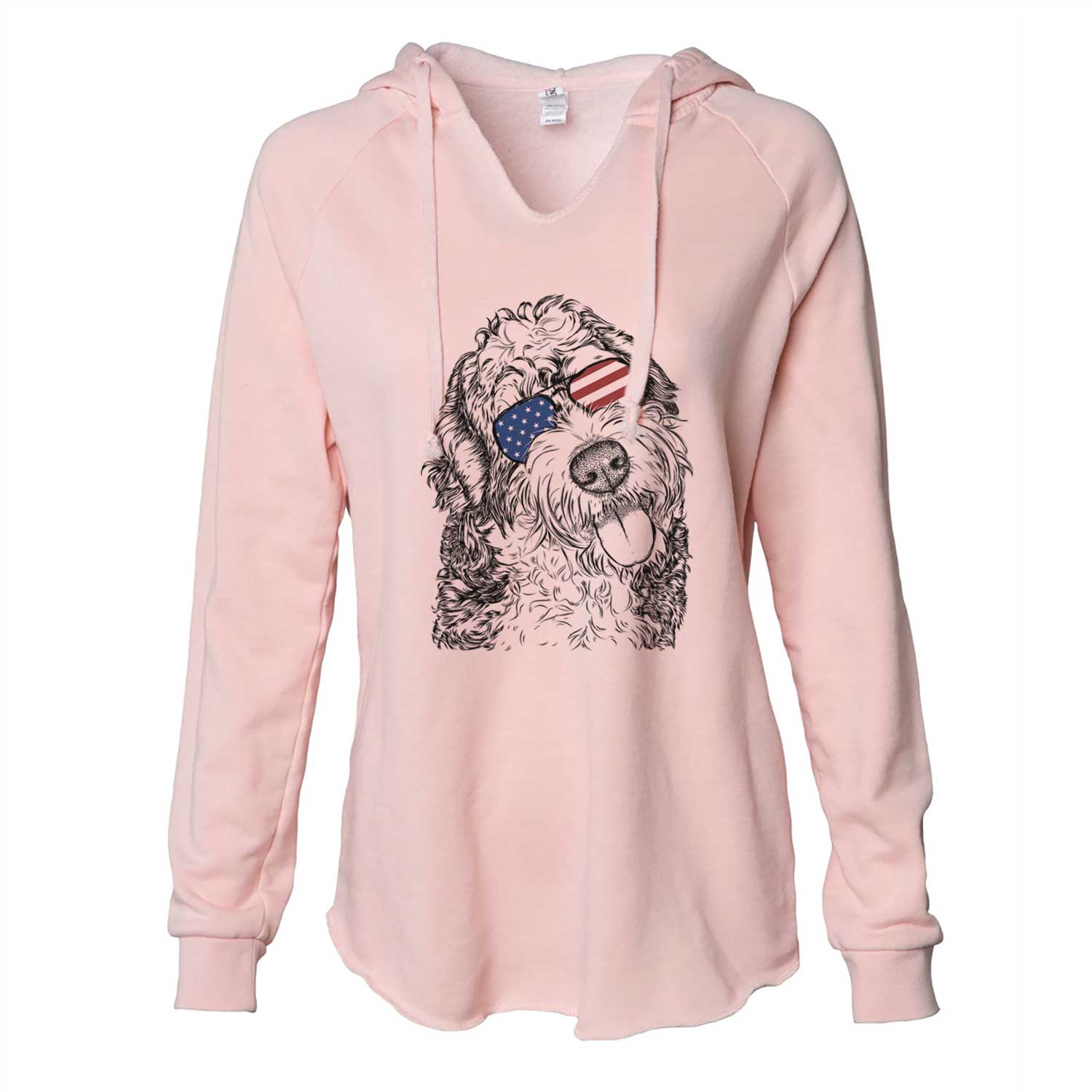 USA Kaci the Bernedoodle - Cali Wave Hooded Sweatshirt