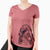 USA Kaci the Bernedoodle - Women's Perfect V-neck Shirt