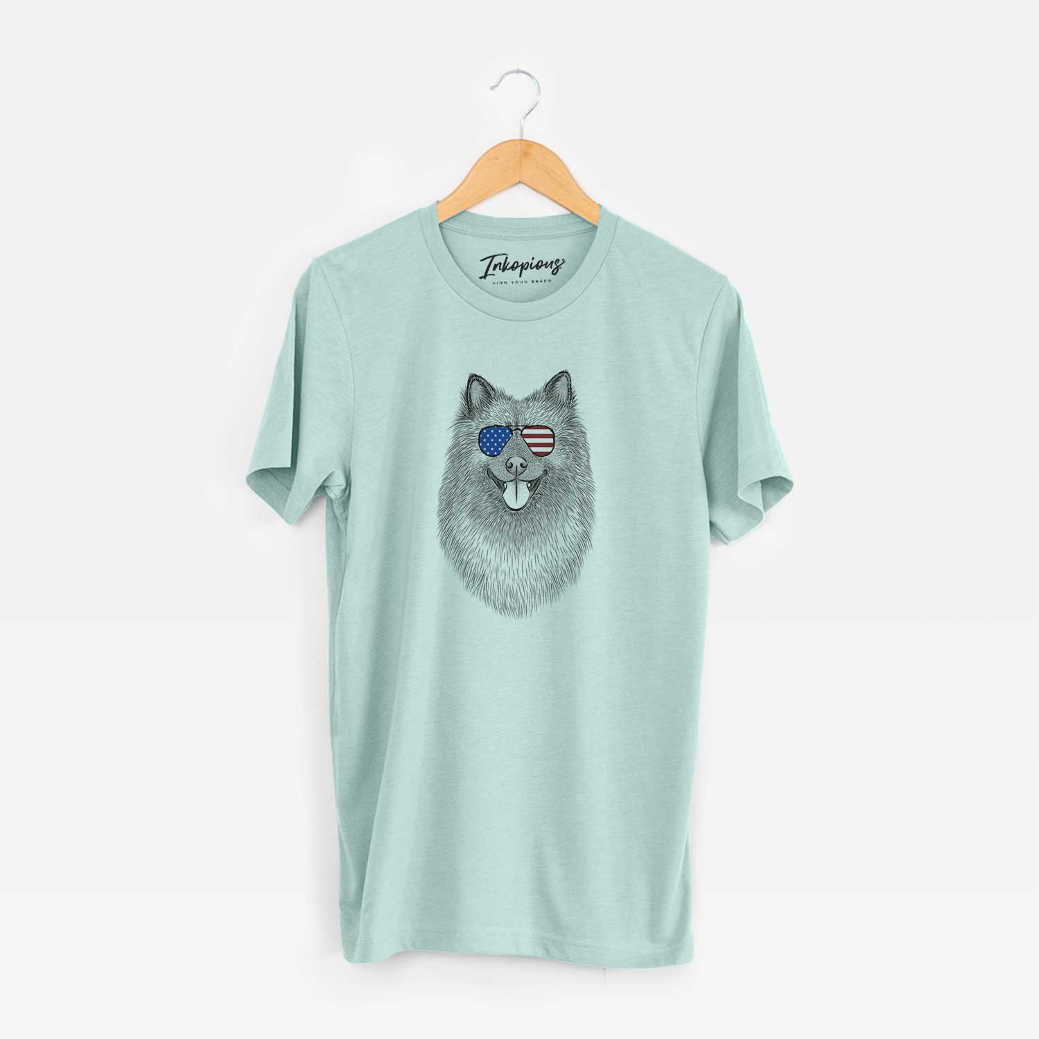 USA Kai the Keeshond - Unisex Crewneck