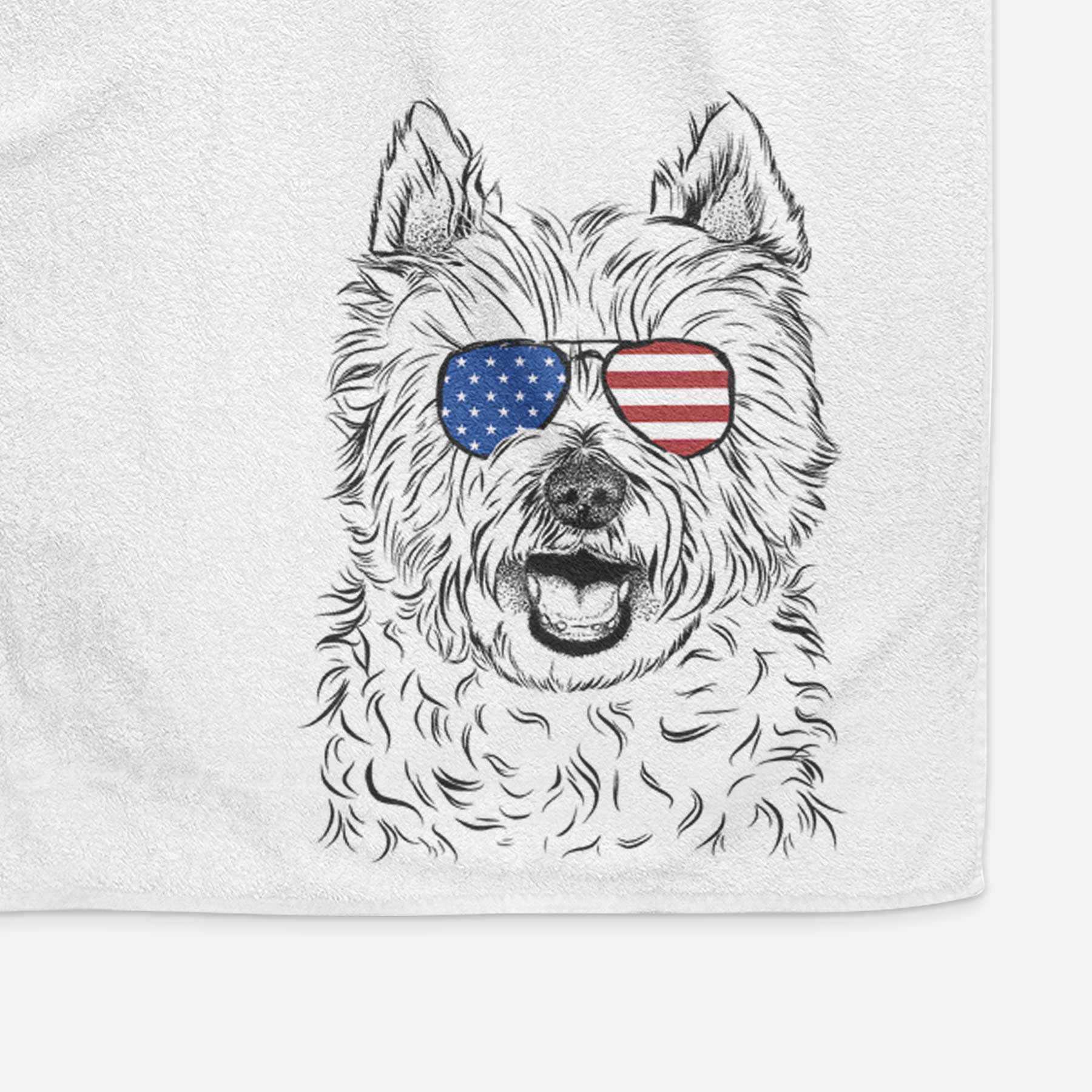 Kami the West Highland Terrier Decorative Hand Towel