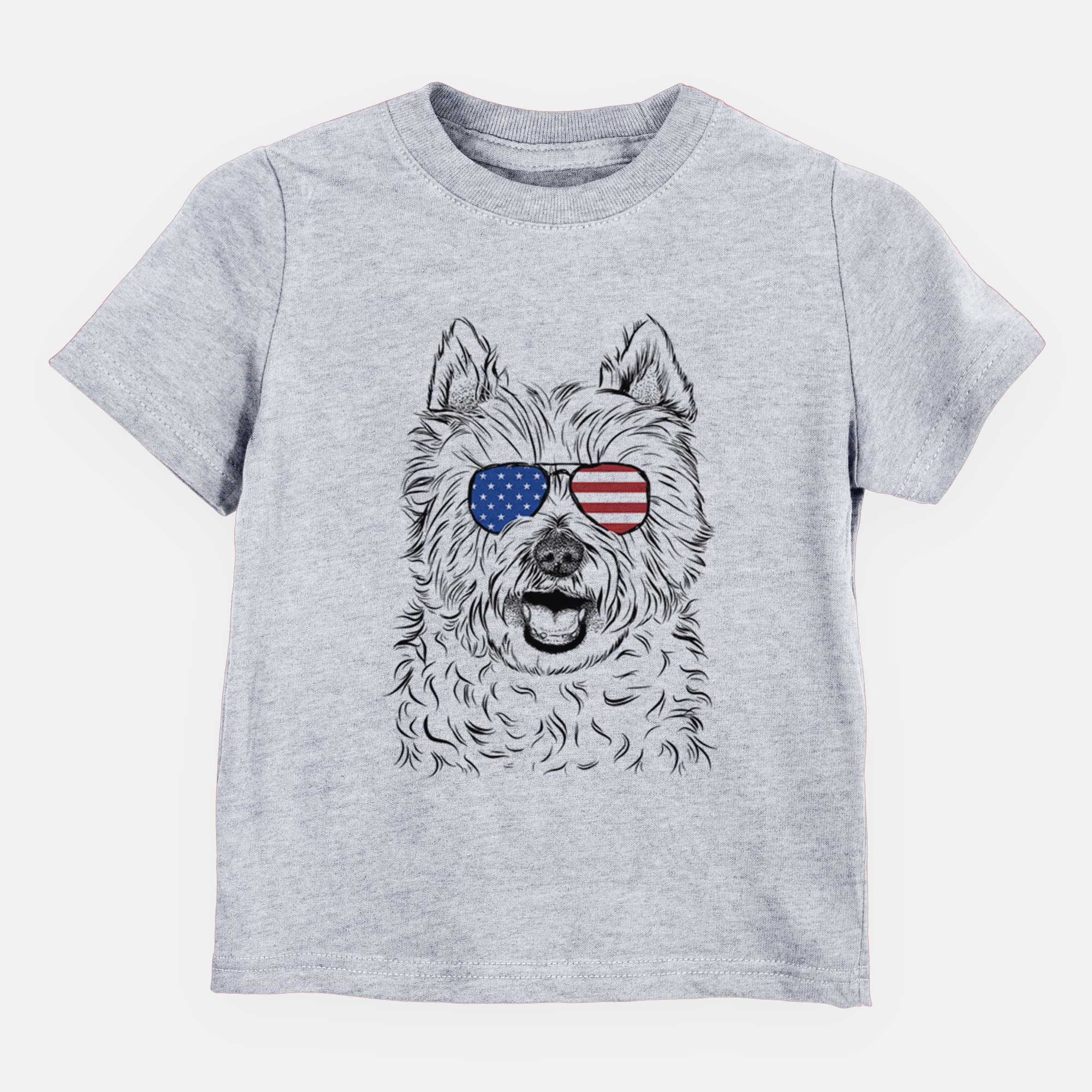 USA Kami the West Highland Terrier - Kids/Youth/Toddler Shirt