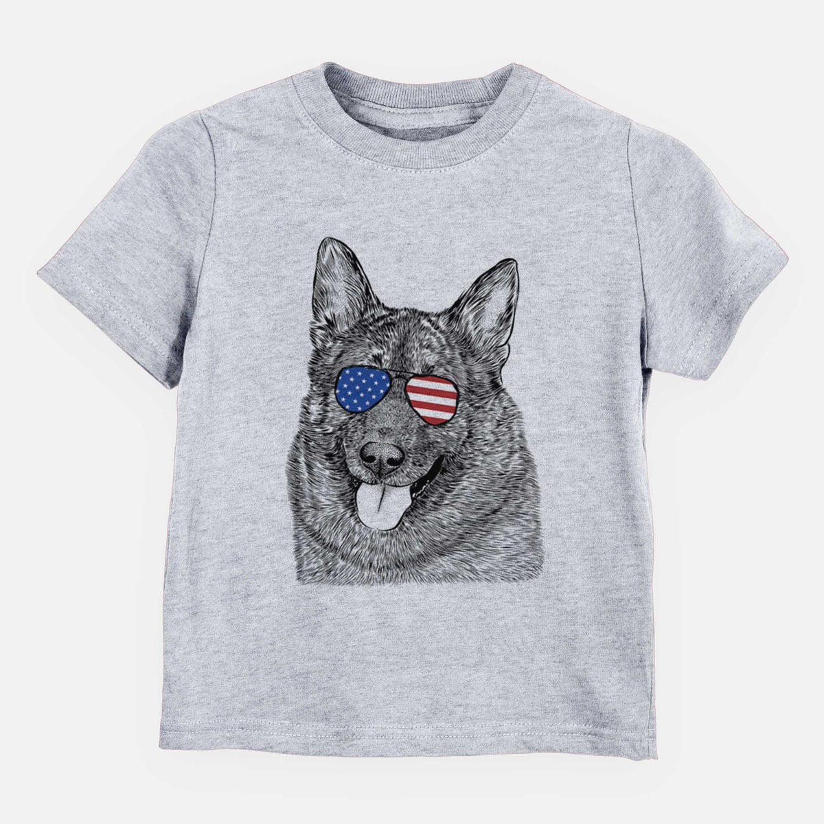 USA Kasia the Norwegian Elkhound - Kids/Youth/Toddler Shirt