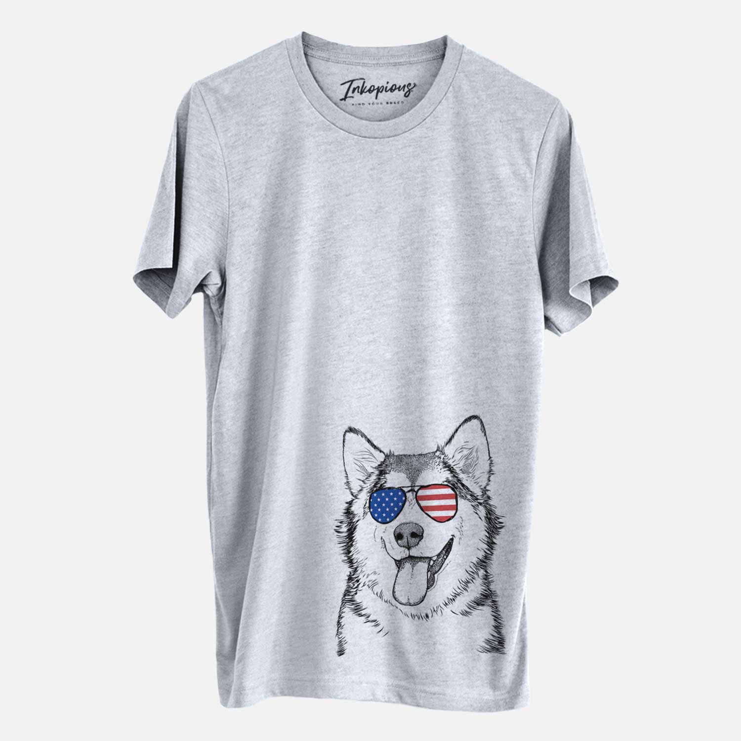 USA Kaskae the Alaskan Malamute - Unisex Crewneck