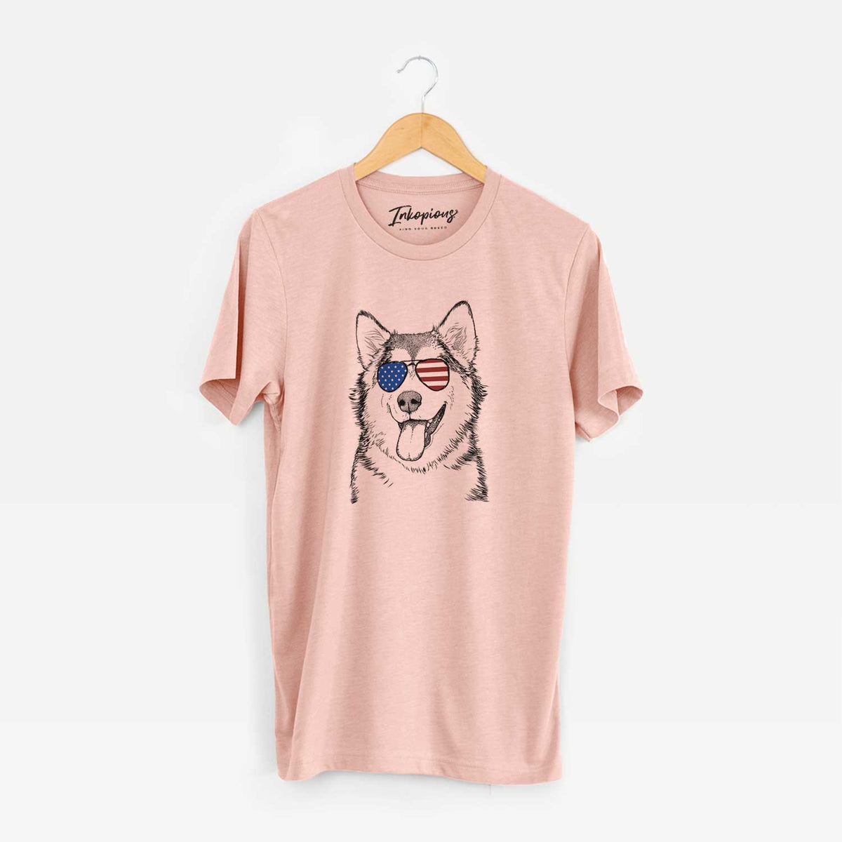 USA Kaskae the Alaskan Malamute - Unisex Crewneck