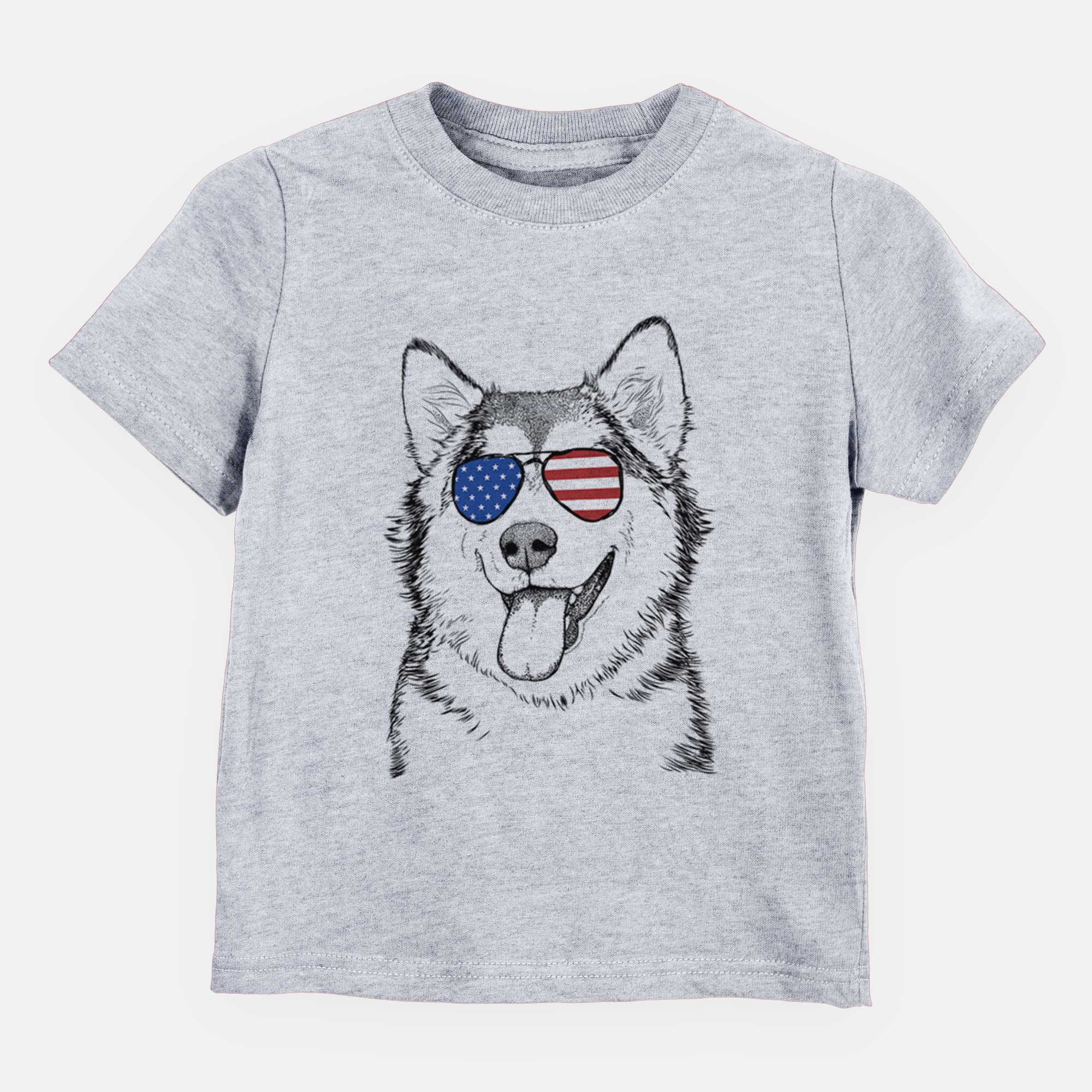 USA Kaskae the Alaskan Malamute - Kids/Youth/Toddler Shirt