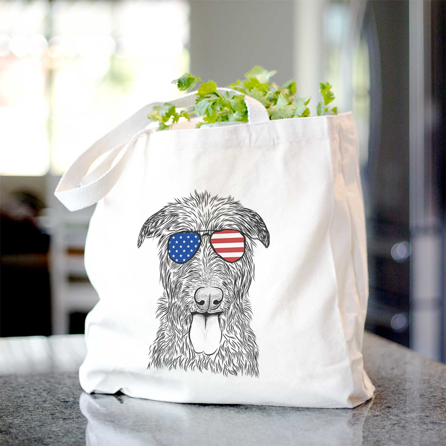 Keeva the Irish Wolfhound - Tote Bag