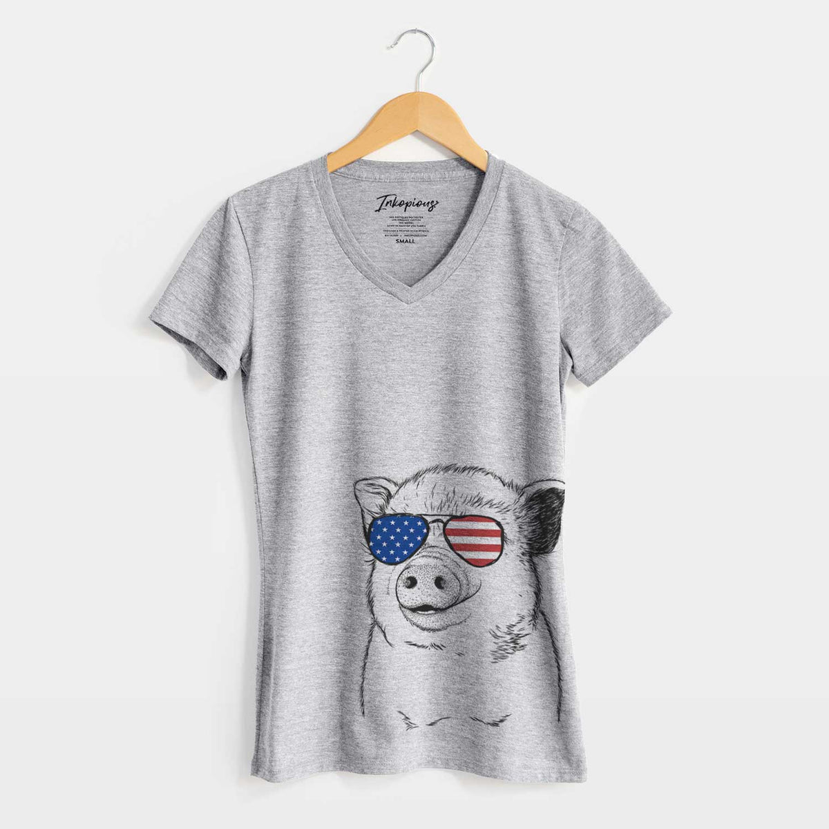 USA Kevin the Spotted Pig - Women's Perfect V-neck Shirt