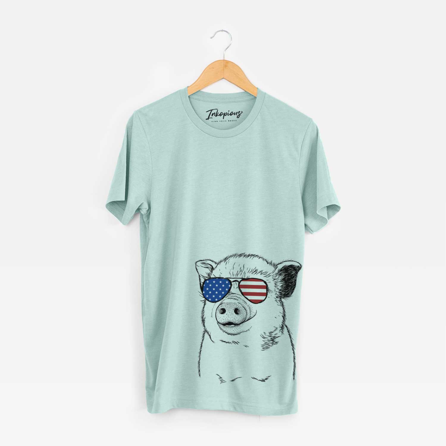 USA Kevin the Spotted Pig - Unisex Crewneck