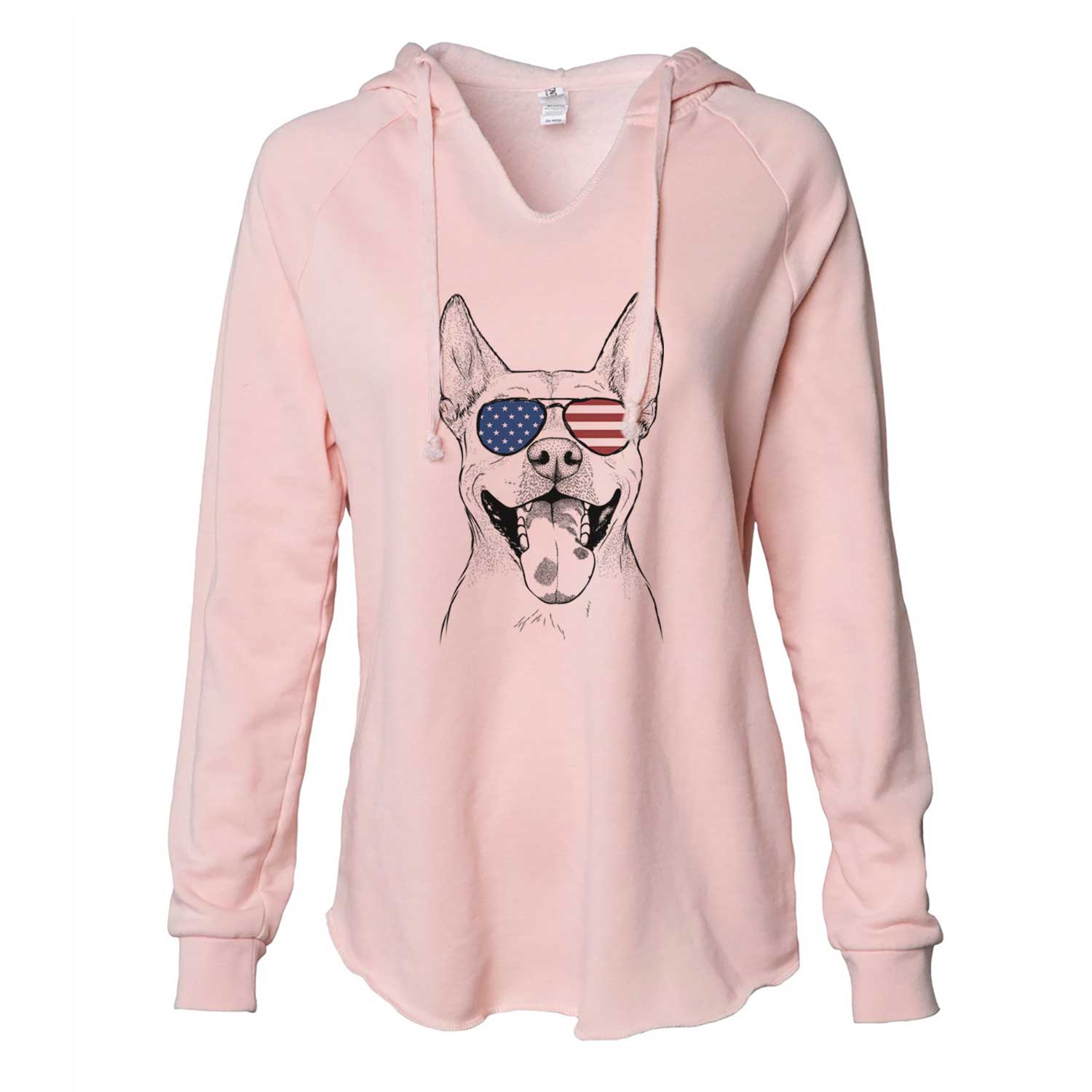 USA Khaleesi the Carolina Dog - Cali Wave Hooded Sweatshirt