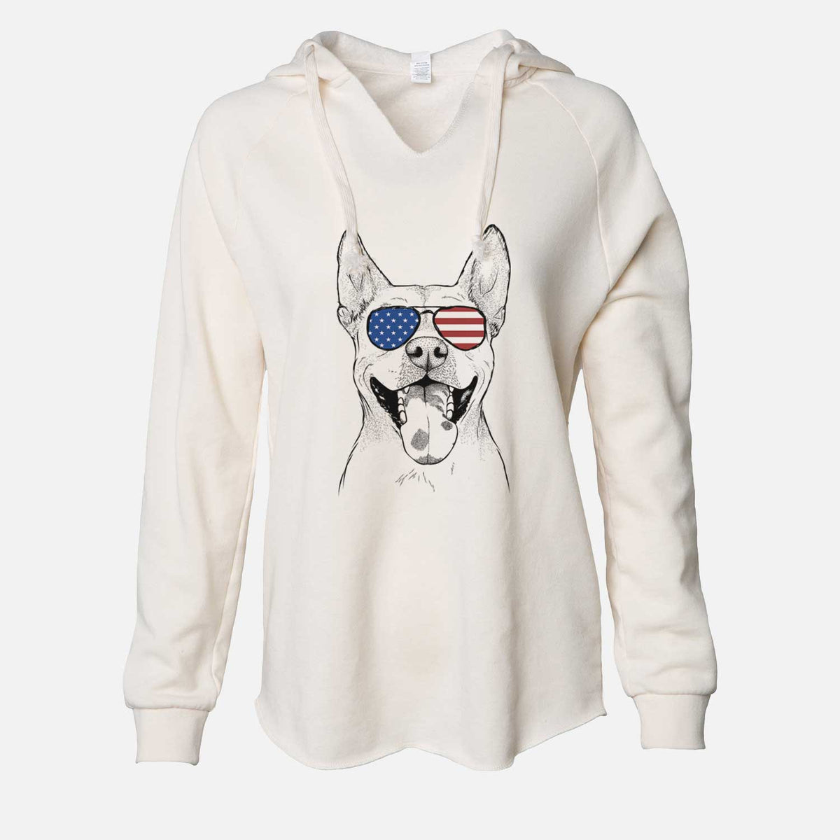 USA Khaleesi the Carolina Dog - Cali Wave Hooded Sweatshirt