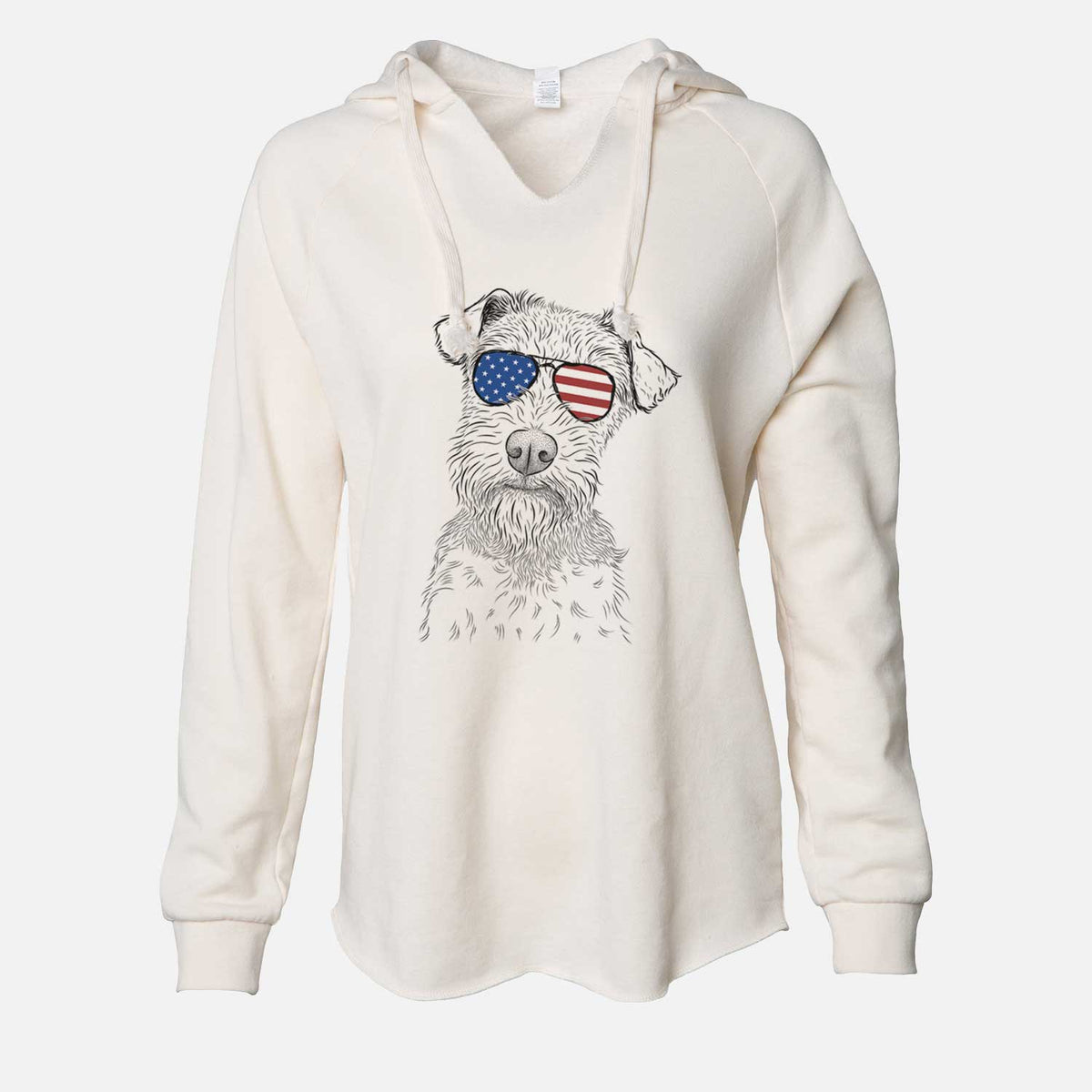 USA Kiara the Welsh Terrier - Cali Wave Hooded Sweatshirt