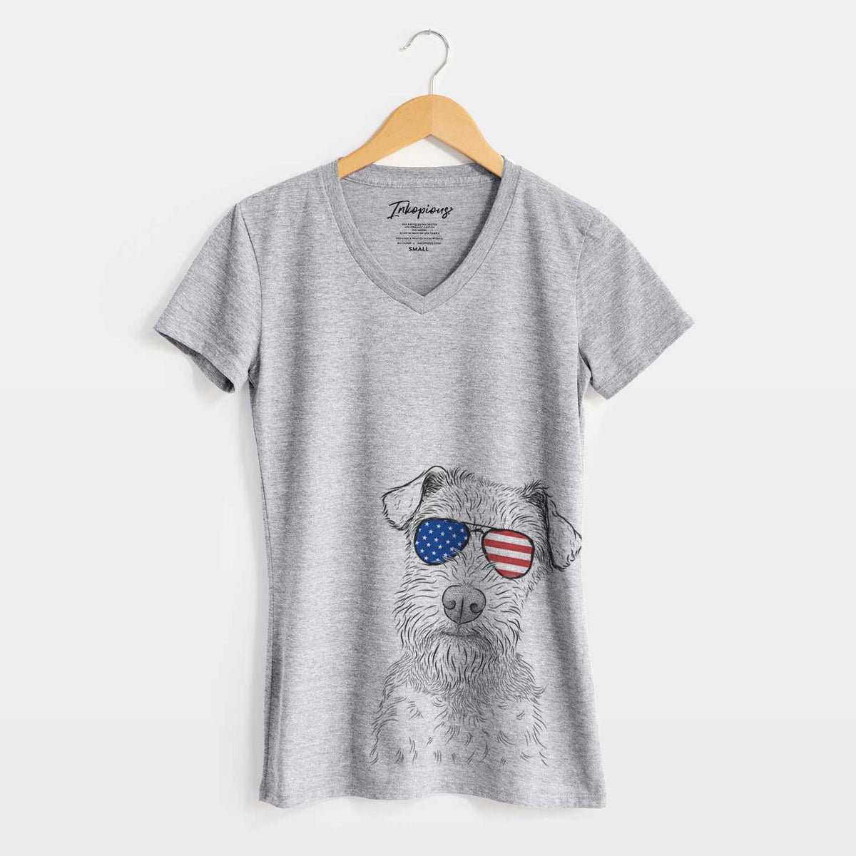 USA Kiara the Welsh Terrier - Women's Perfect V-neck Shirt