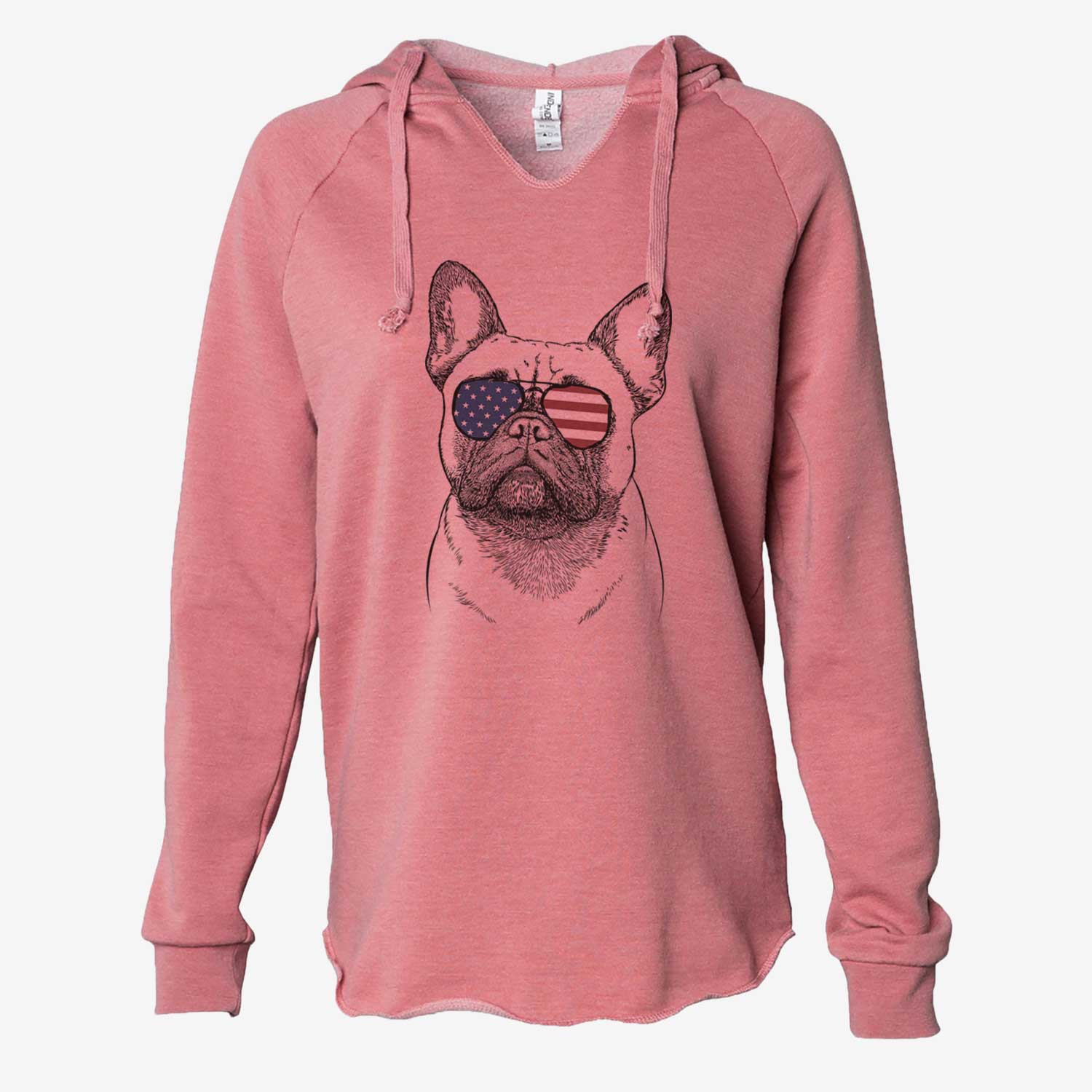 USA Kingsleigh the French Bulldog - Cali Wave Hooded Sweatshirt