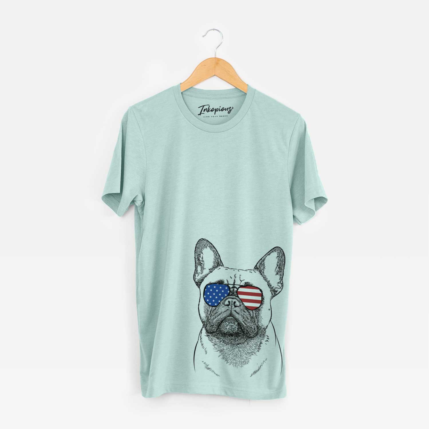 USA Kingsleigh the French Bulldog - Unisex Crewneck