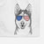 Kira the Siberian Husky Decorative Hand Towel