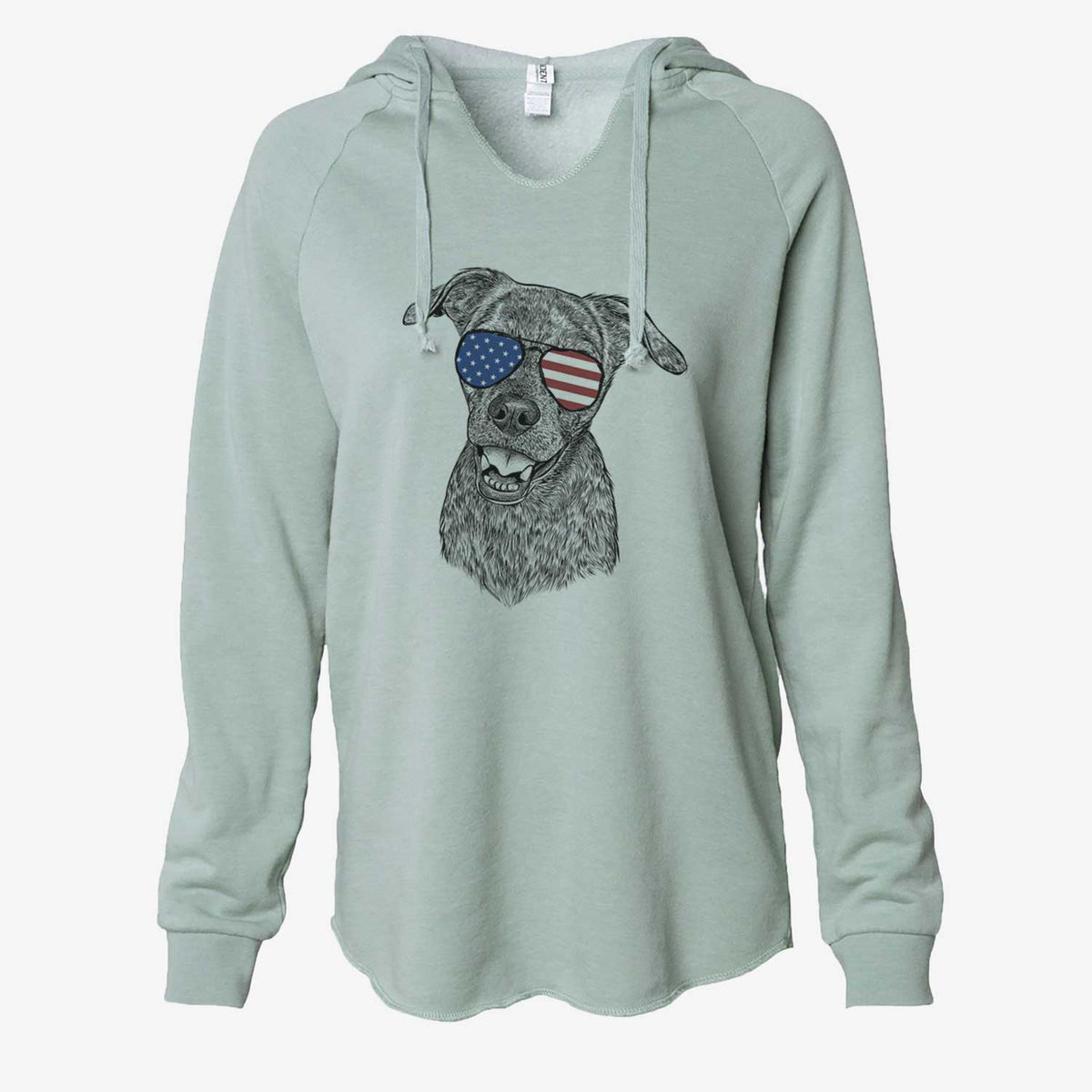 USA Kirby the Mountain Cur Mix - Cali Wave Hooded Sweatshirt