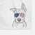 Kisses the Pitbull Decorative Hand Towel