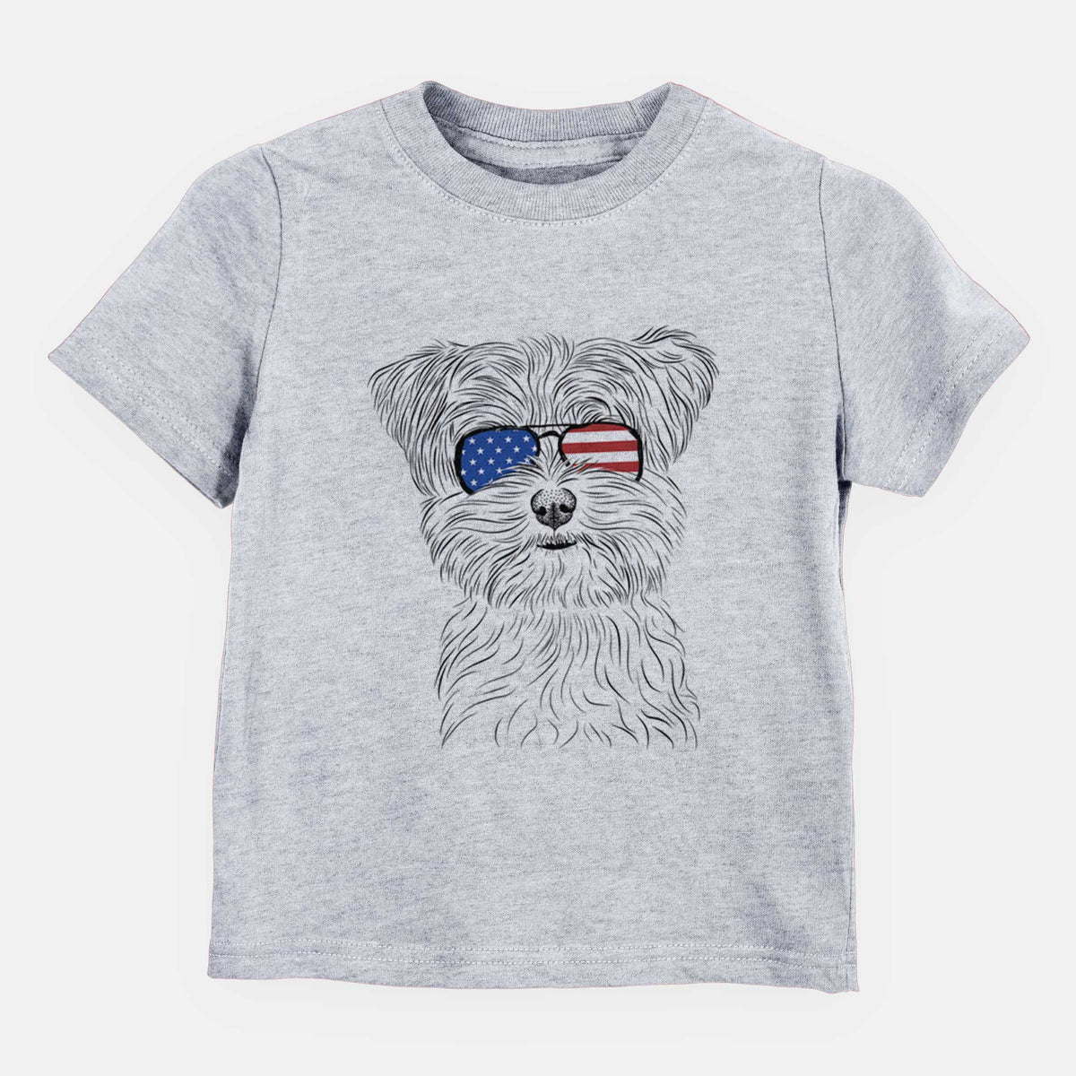 USA Kiwi the Morkie - Kids/Youth/Toddler Shirt