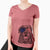 USA Kojak the Rottweiler - Women's Perfect V-neck Shirt