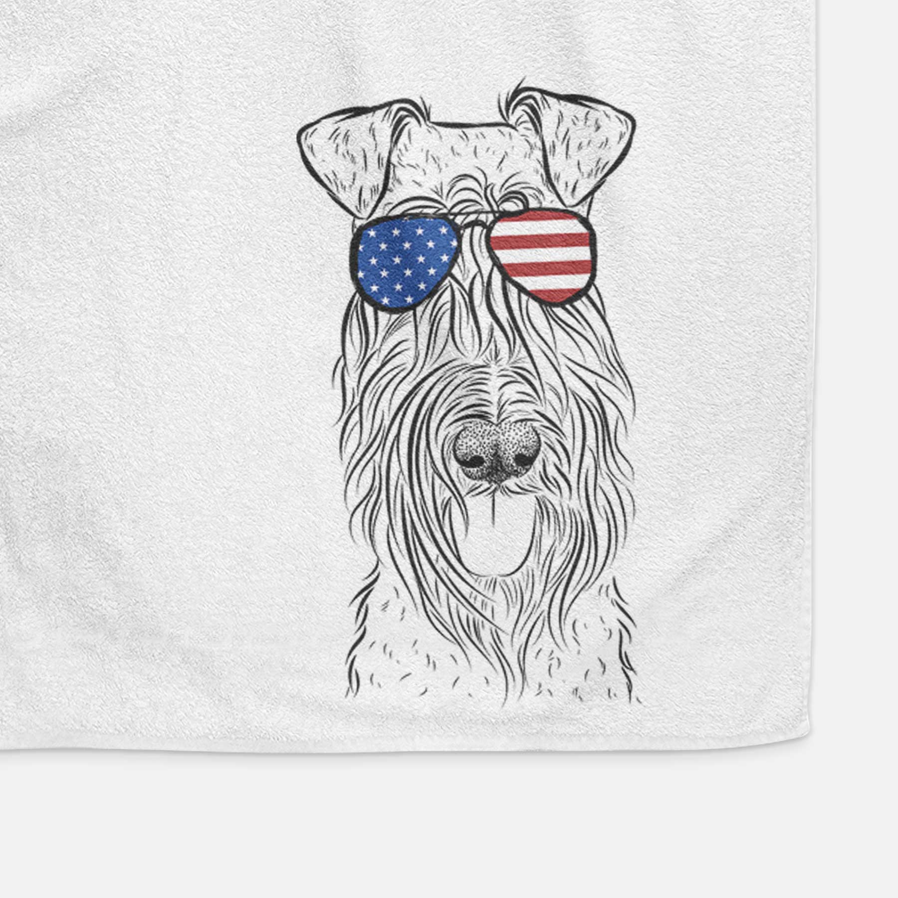 Kricket the Kerry Blue Terrier Decorative Hand Towel