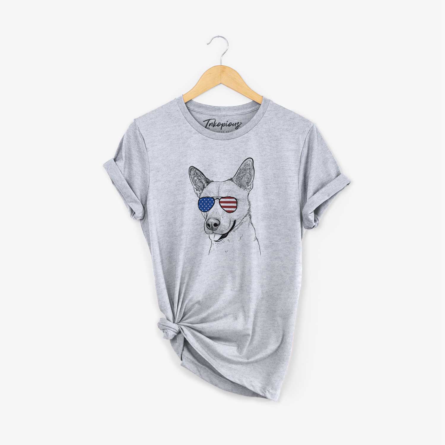 USA Kulfi the Jindo Shiba Inu Mix - Unisex Crewneck