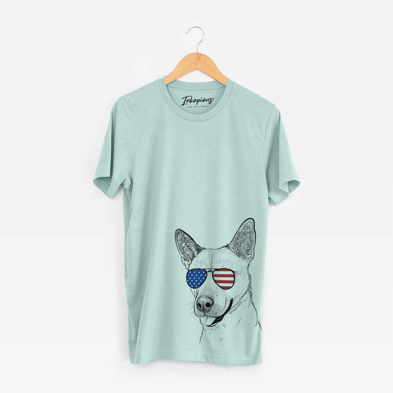 USA Kulfi the Jindo Shiba Inu Mix - Unisex Crewneck
