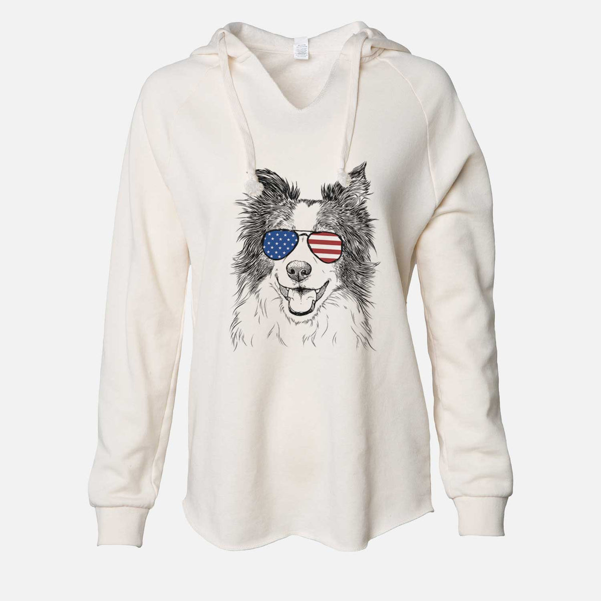 USA Kylee the Border Collie - Cali Wave Hooded Sweatshirt
