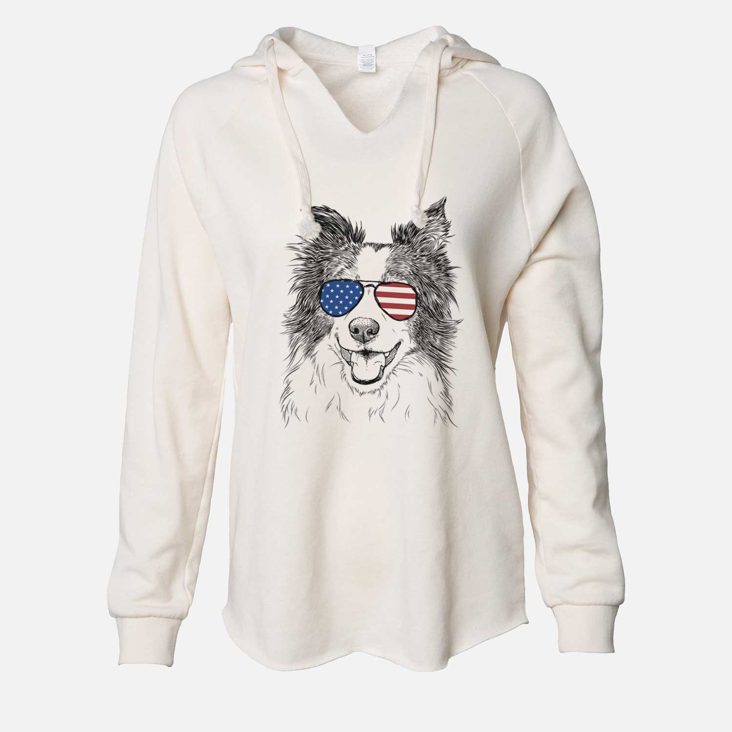 USA Kylee the Border Collie - Cali Wave Hooded Sweatshirt