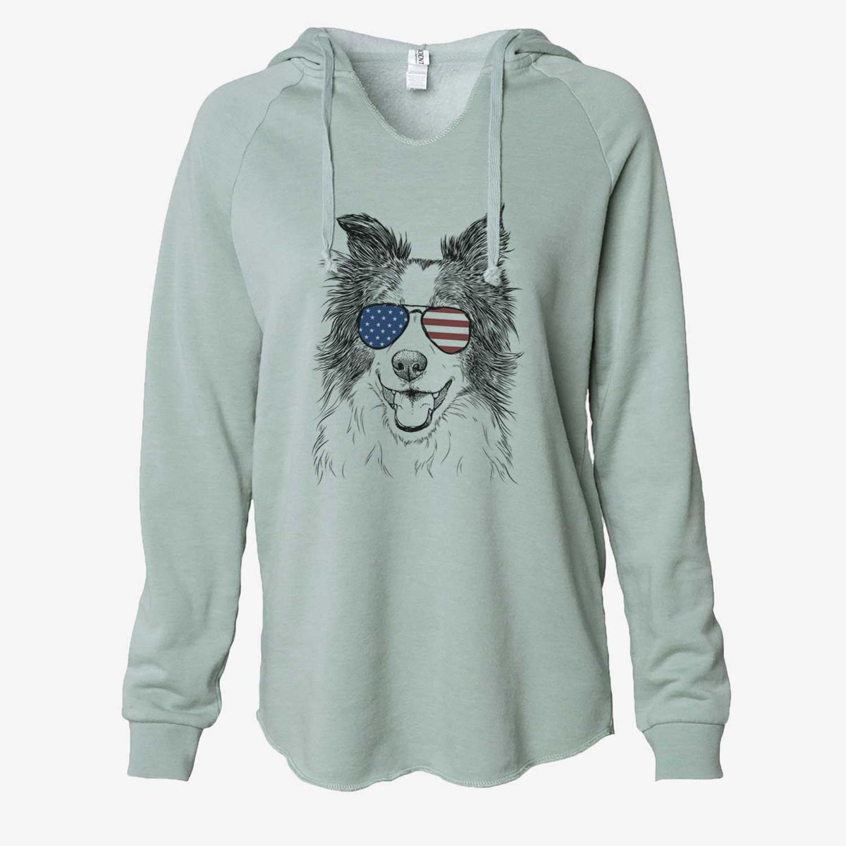 USA Kylee the Border Collie - Cali Wave Hooded Sweatshirt