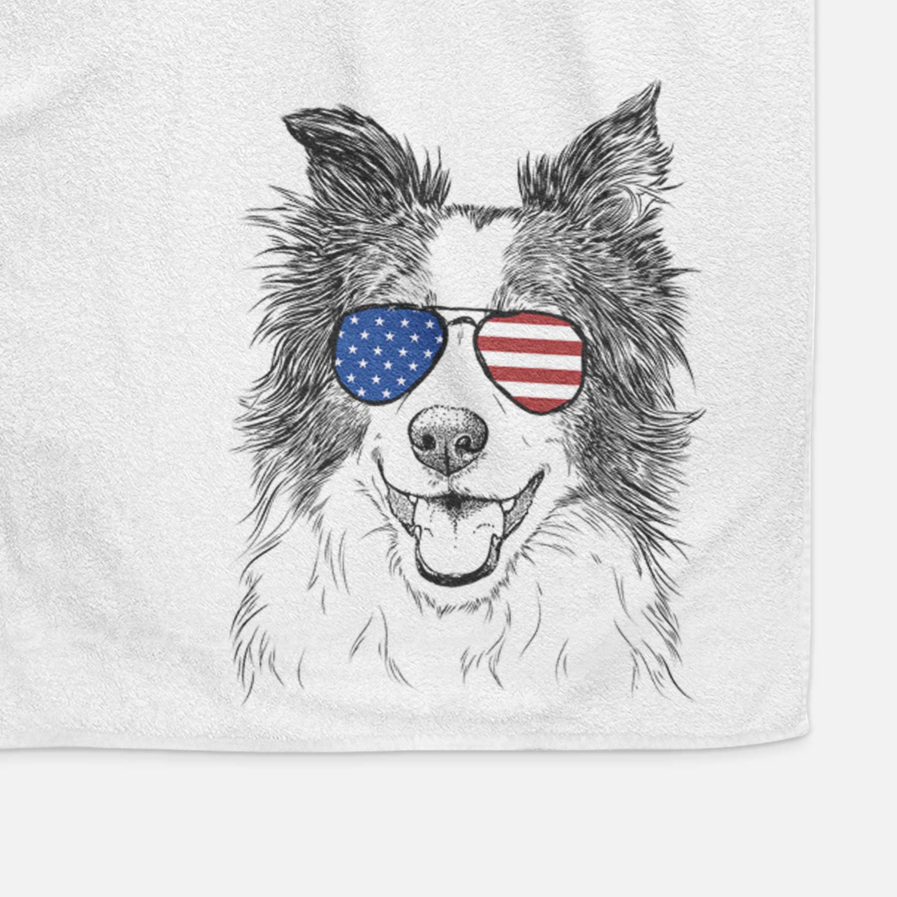 Kylee the Border Collie Decorative Hand Towel