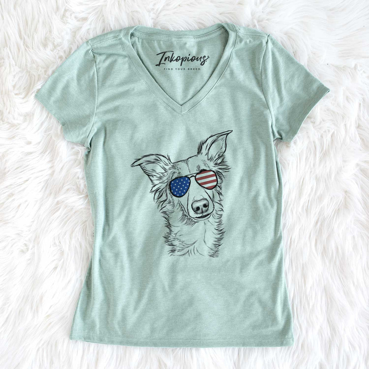 USA Kyu the Windsprite - Women's Perfect V-neck Shirt