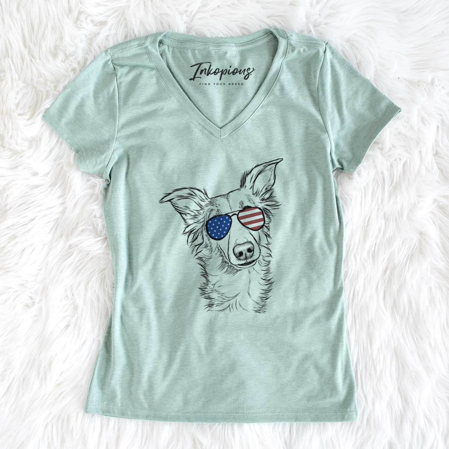 USA Kyu the Windsprite - Women's Perfect V-neck Shirt