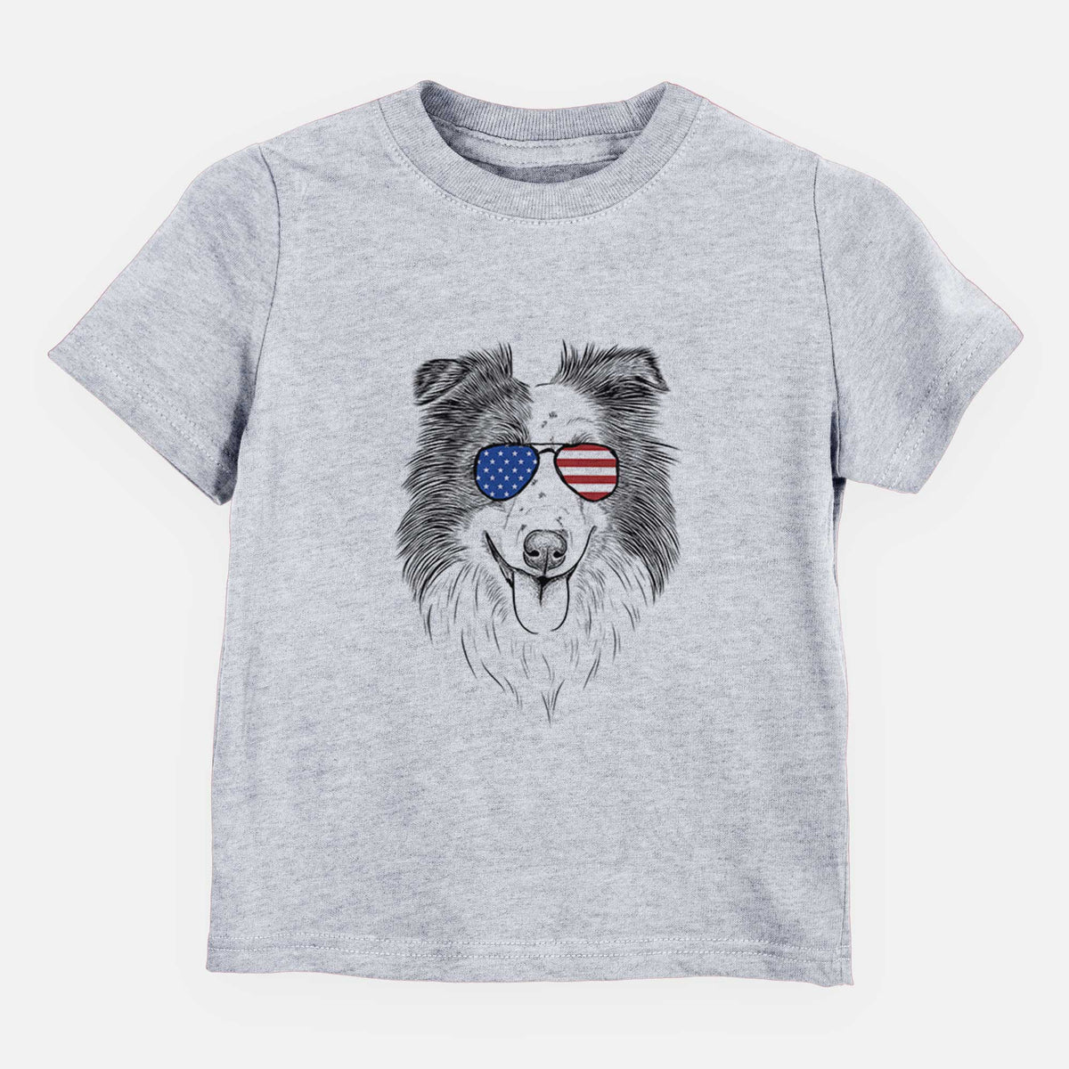 USA Lady Bug the Border Collie - Kids/Youth/Toddler Shirt