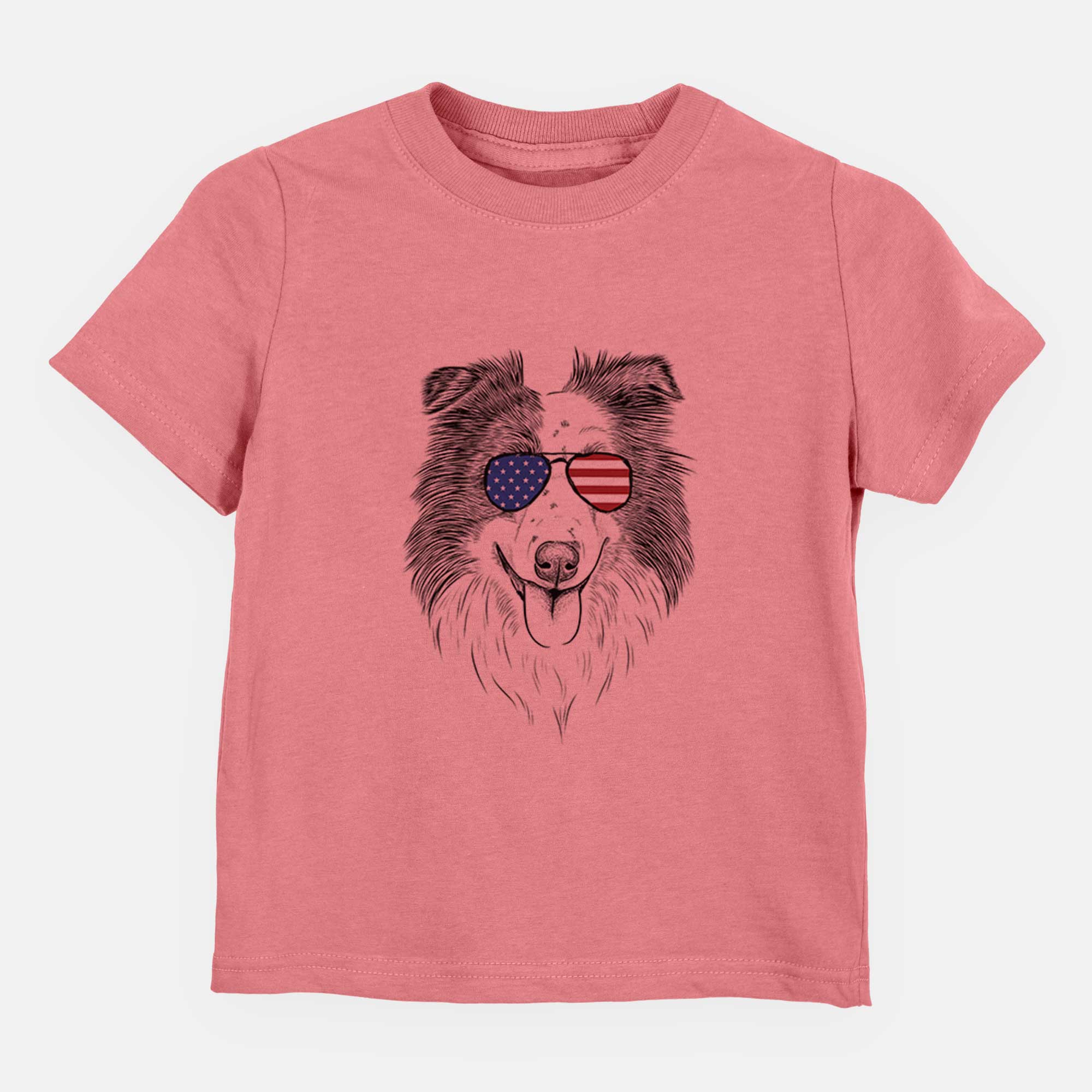 USA Lady Bug the Border Collie - Kids/Youth/Toddler Shirt