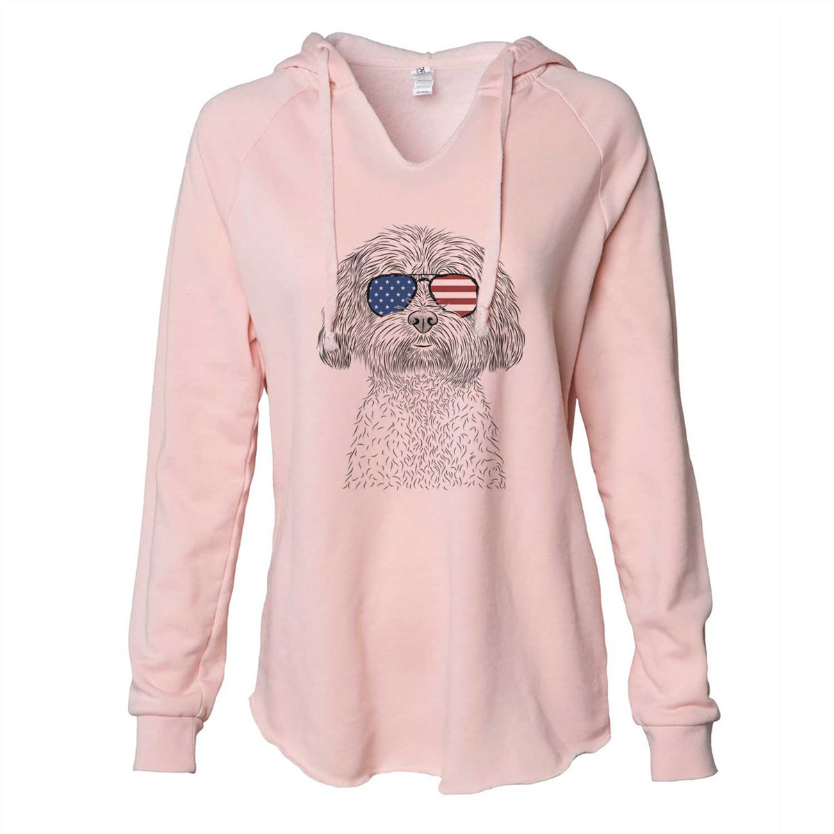USA Lane the Lhasa Apso - Cali Wave Hooded Sweatshirt