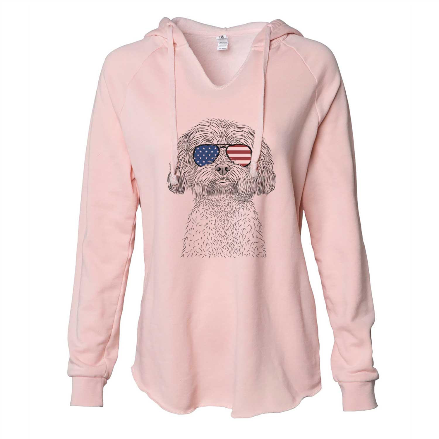 USA Lane the Lhasa Apso - Cali Wave Hooded Sweatshirt