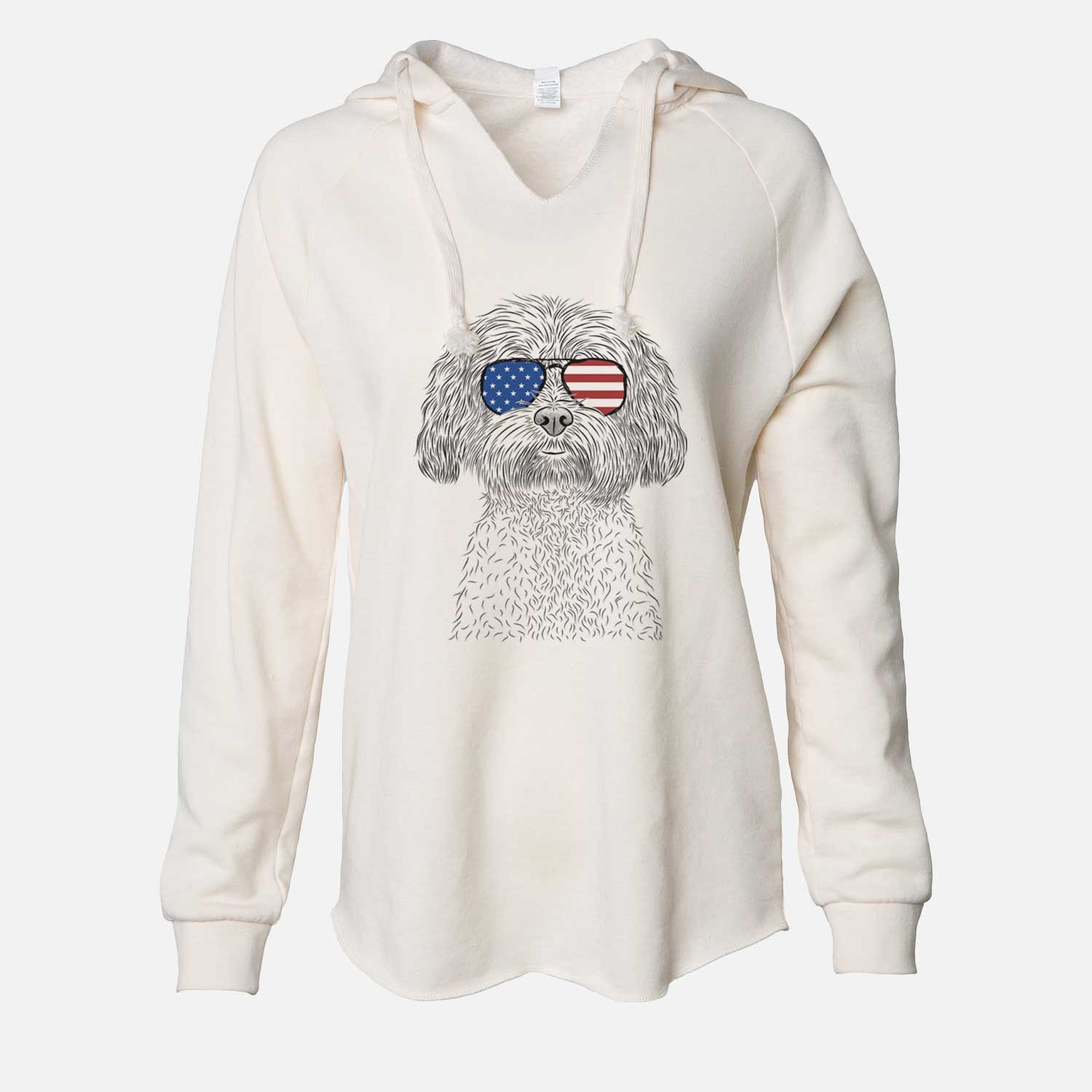 USA Lane the Lhasa Apso - Cali Wave Hooded Sweatshirt