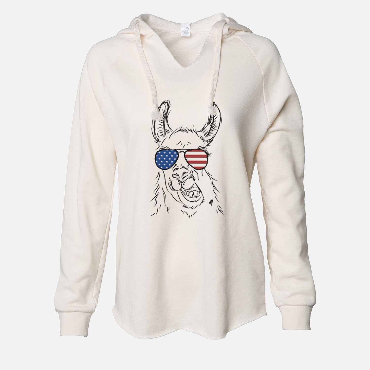 USA Larry the Llama - Cali Wave Hooded Sweatshirt