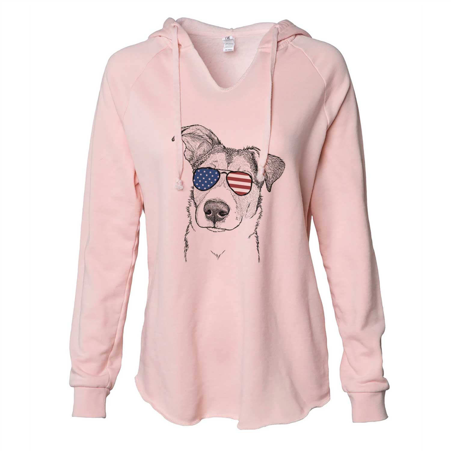 USA Leia the Mixed Breed - Cali Wave Hooded Sweatshirt