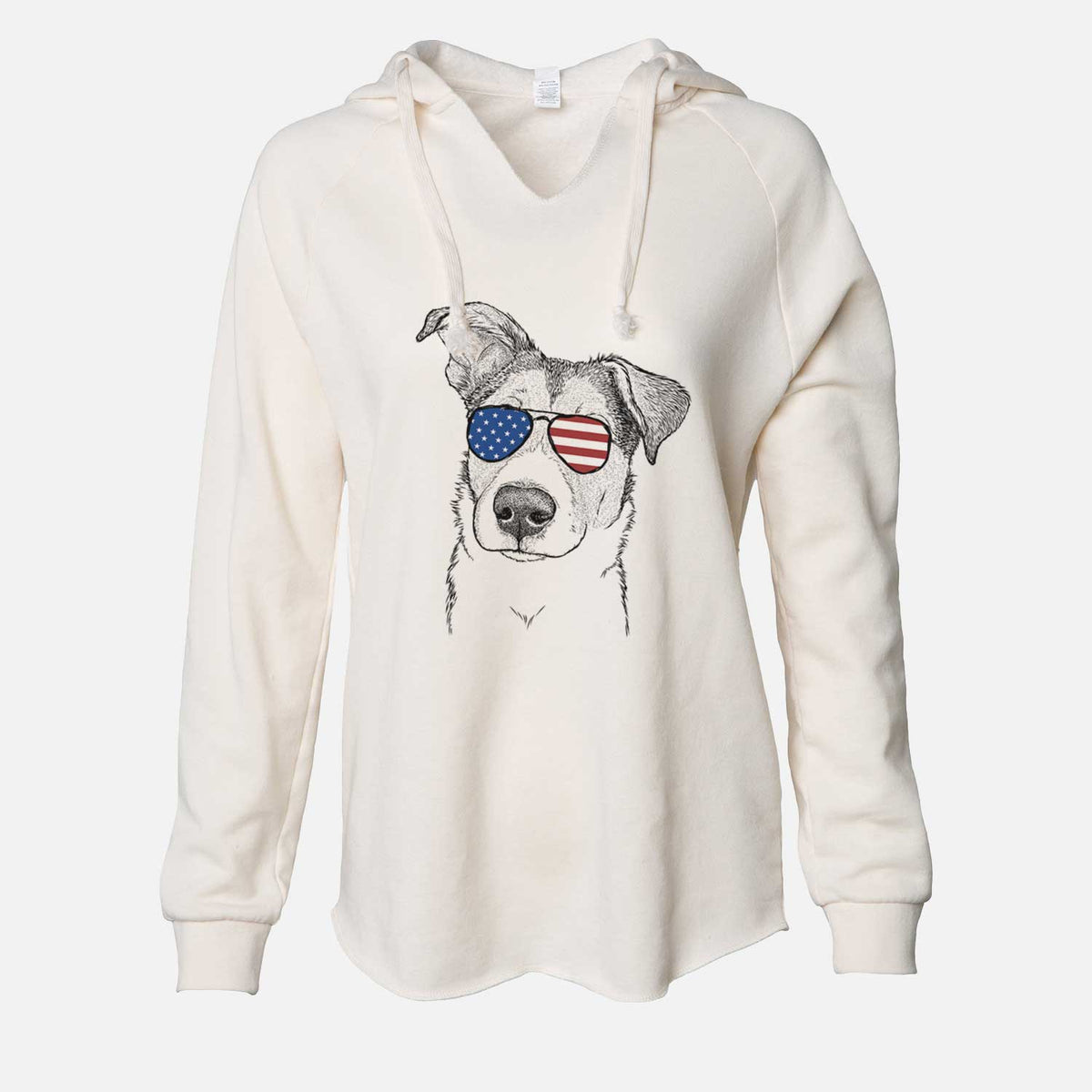 USA Leia the Mixed Breed - Cali Wave Hooded Sweatshirt