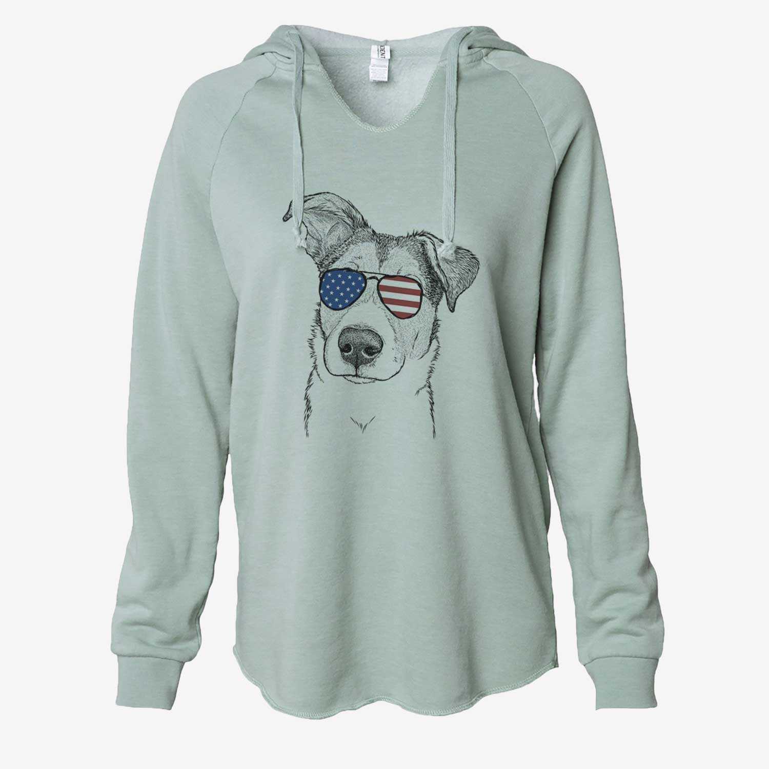 USA Leia the Mixed Breed - Cali Wave Hooded Sweatshirt