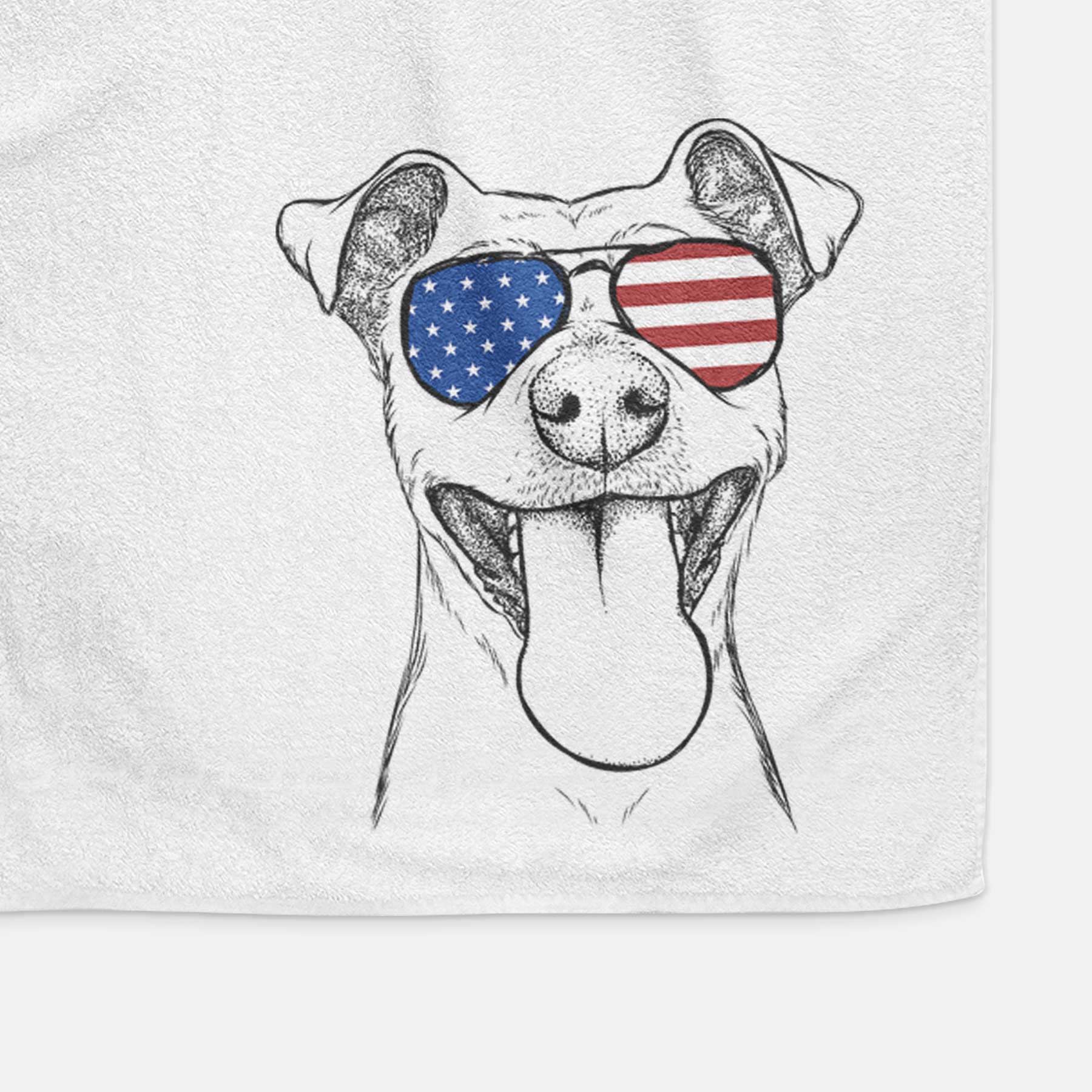 Lemmie the Mixed Breed Decorative Hand Towel