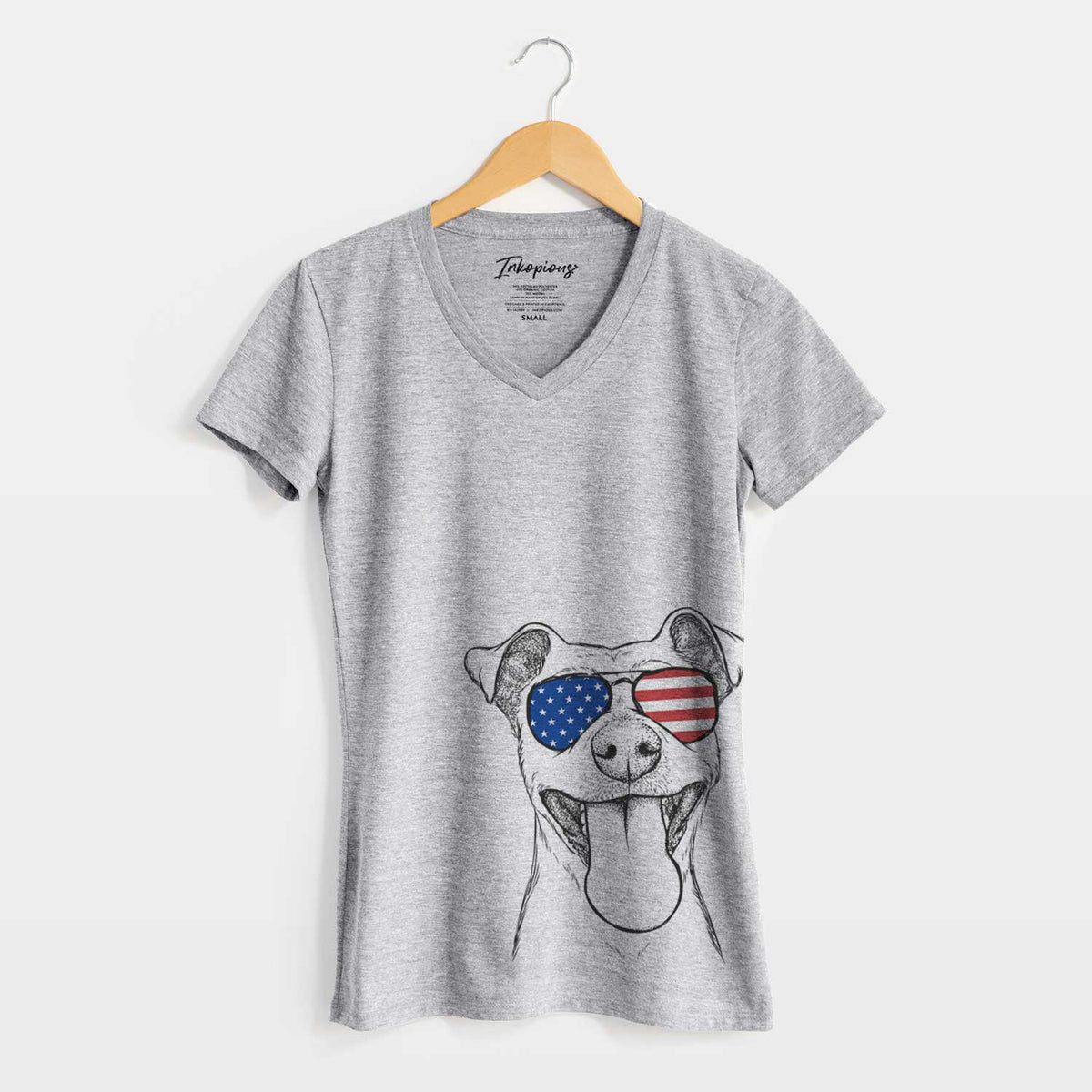 USA Lemmie the Mixed Breed - Women's Perfect V-neck Shirt