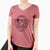 USA Lenny the Lion - Women's Perfect V-neck Shirt