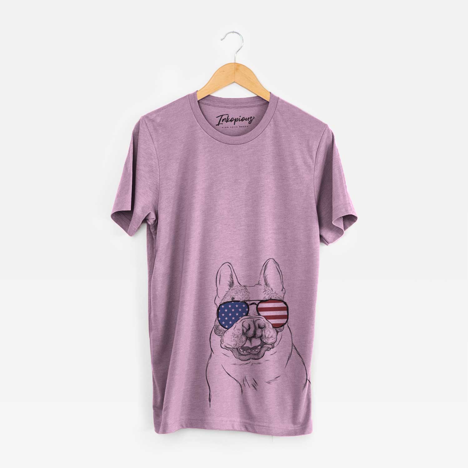 USA Lentil the French Bulldog - Unisex Crewneck