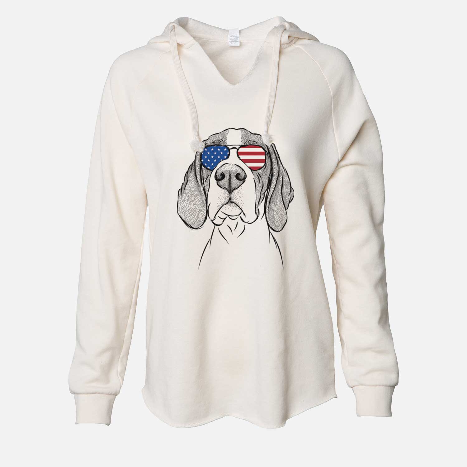 USA Liam the English Pointer - Cali Wave Hooded Sweatshirt