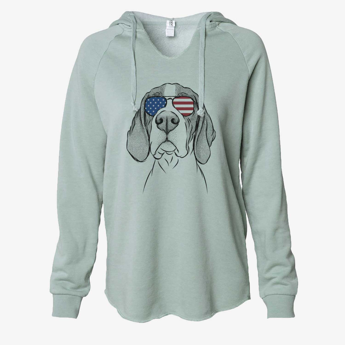 USA Liam the English Pointer - Cali Wave Hooded Sweatshirt