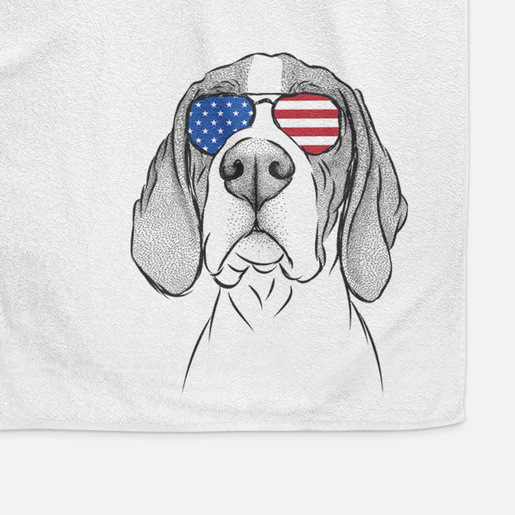 Liam the English Pointer Decorative Hand Towel